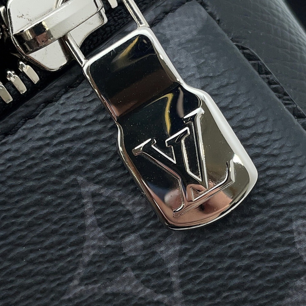 Louis Vuitton Taiga Monogram Eclipse Outdoor PM Shoulder Bag M30233, Black - Picture 9 of 10